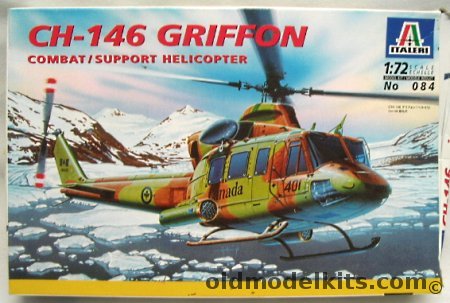 Italeri 1/72 CH-146 (Bell 412) Griffon Combat/Support Helicopter, 084 plastic model kit